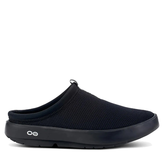 Men's OOFOS OOcoozie Mule - Black Black