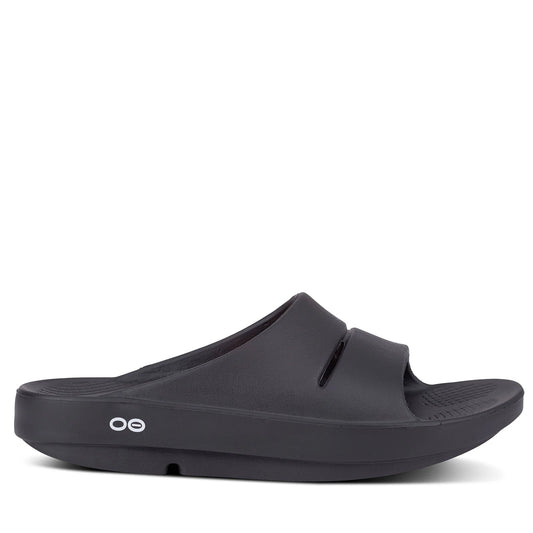 Men's OOFOS OOahh Slides - Black Black