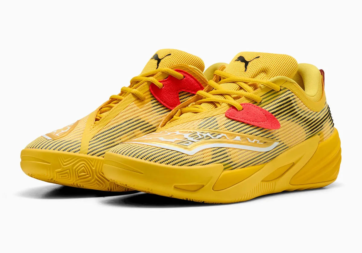 Men's Puma All-Pro Nitro 2 "PIKACHU" - Sun Ray Yellow/Red Glamour