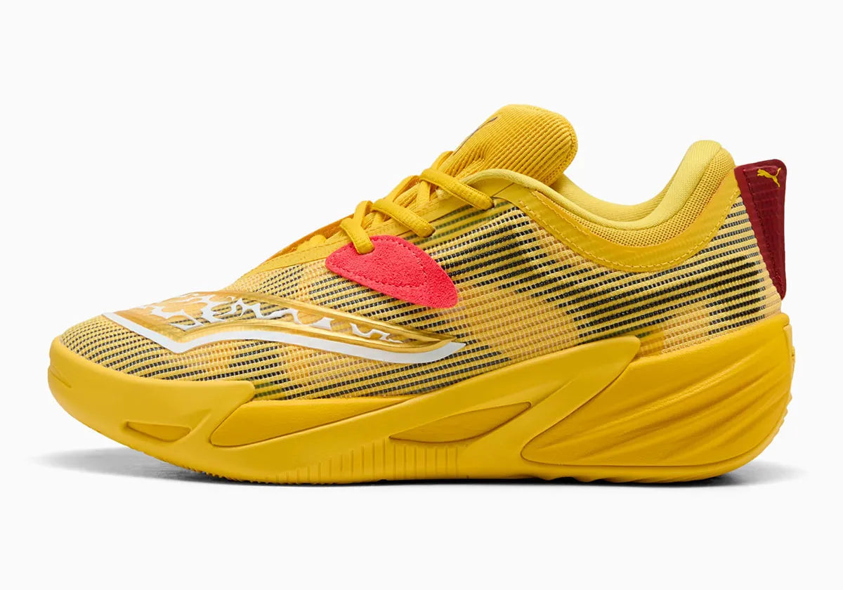 Men's Puma All-Pro Nitro 2 "PIKACHU" - Sun Ray Yellow/Red Glamour