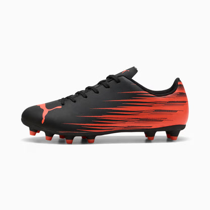 Men's Puma Attacanto II Firm/Artificial Ground Soccer - Puma Black/Glowing Red