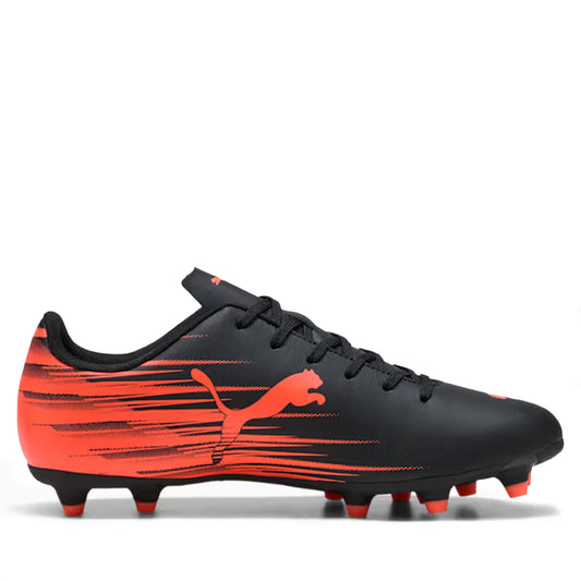 Men's Puma Attacanto II Firm/Artificial Ground Soccer - Puma Black/Glowing Red