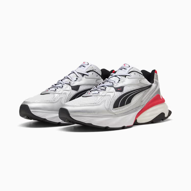 Men's Puma Fade - Puma Silver/Puma White/For All Time Red