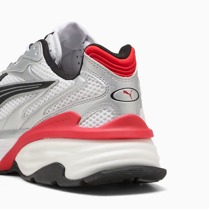 Men's Puma Fade - Puma Silver/Puma White/For All Time Red