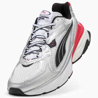 Men's Puma Fade - Puma Silver/Puma White/For All Time Red
