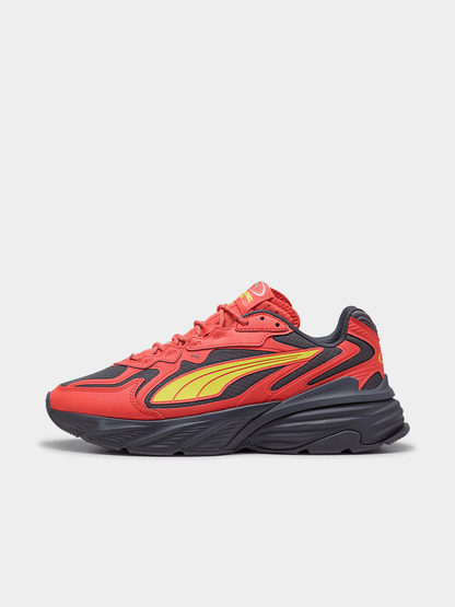 Men's Puma Fade Ripstop - Red Glamour/Galactic Gray/Lemon Crush