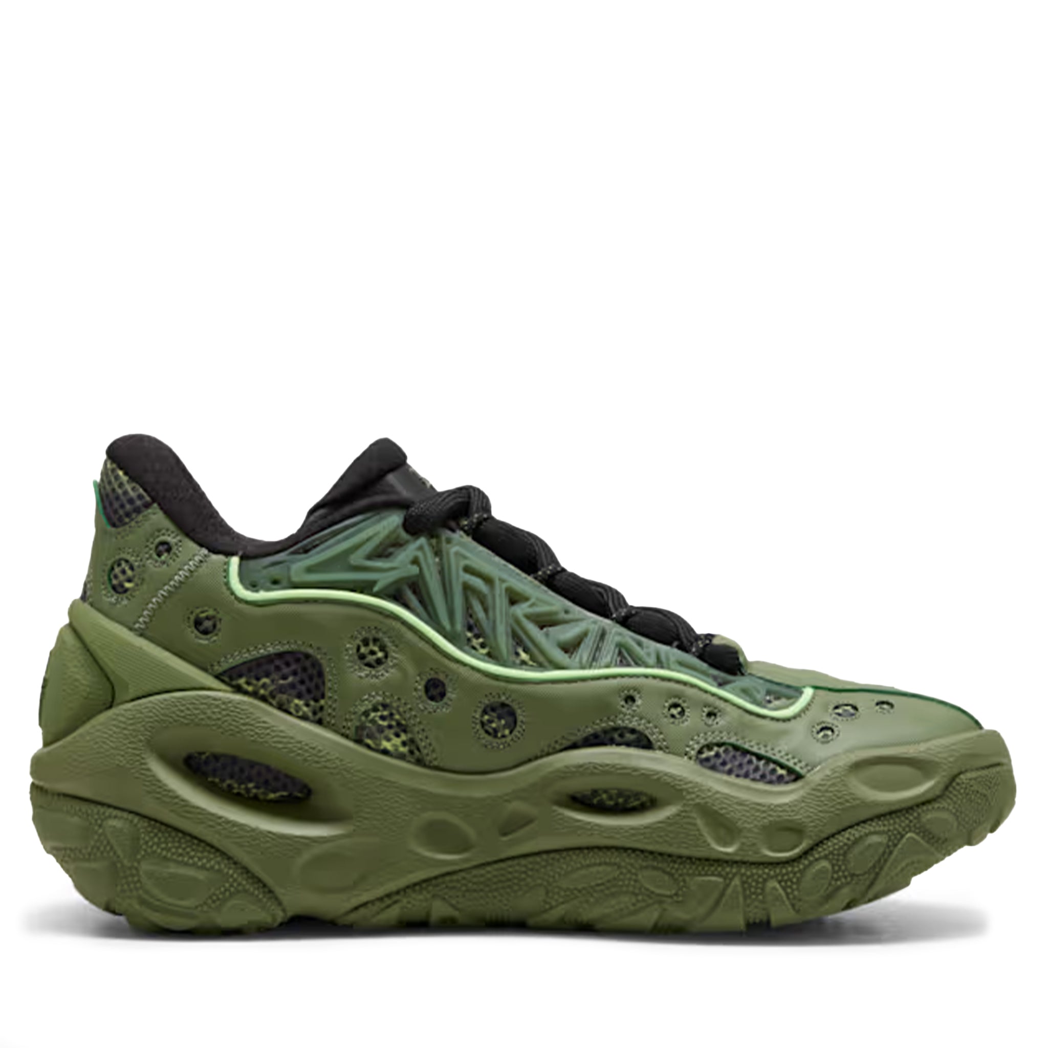 Men's Puma LaFrance RNR Camo - Avocado Green/Fizzy Light – Cool