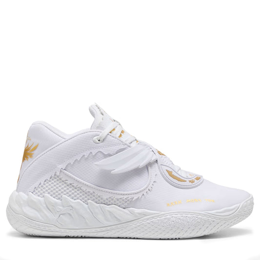 Men's Puma MB.05 Mist Basketball - White/Gold White Gold