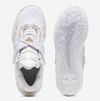 Men's Puma MB.05 Mist Basketball - White/Gold