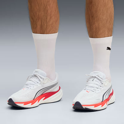 Men's Puma Velocity Nitro 5 - Puma White / Ultra Red