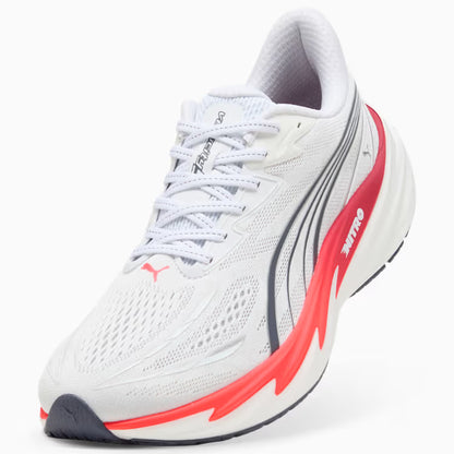 Men's Puma Velocity Nitro 5 - Puma White / Ultra Red