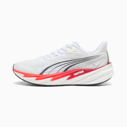 Men's Puma Velocity Nitro 5 - Puma White / Ultra Red