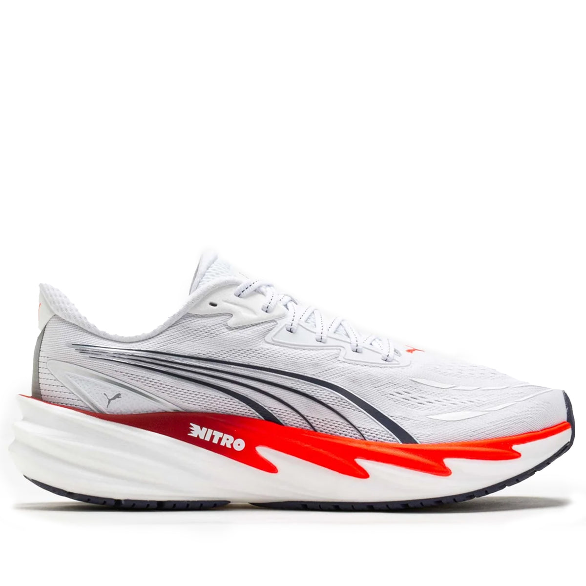 Men's Puma Velocity Nitro 5 - Puma White / Ultra Red