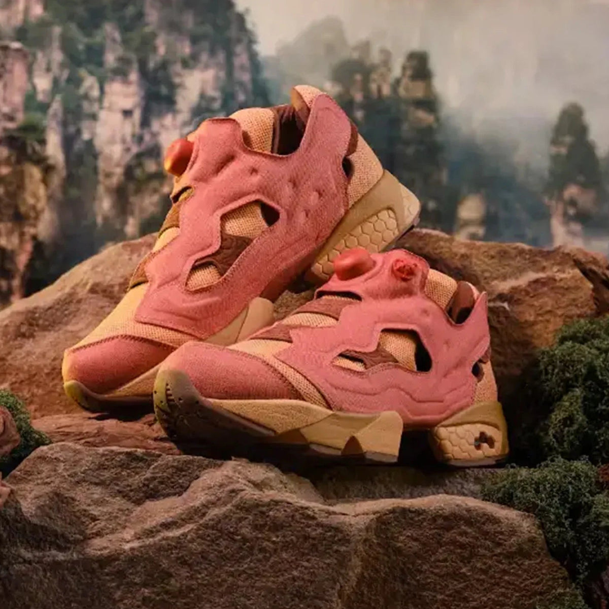 Men's Reebok Instapump Fury 94 ¨Avatar: The Last Airbender¨ - Orange/Yellow/Beige