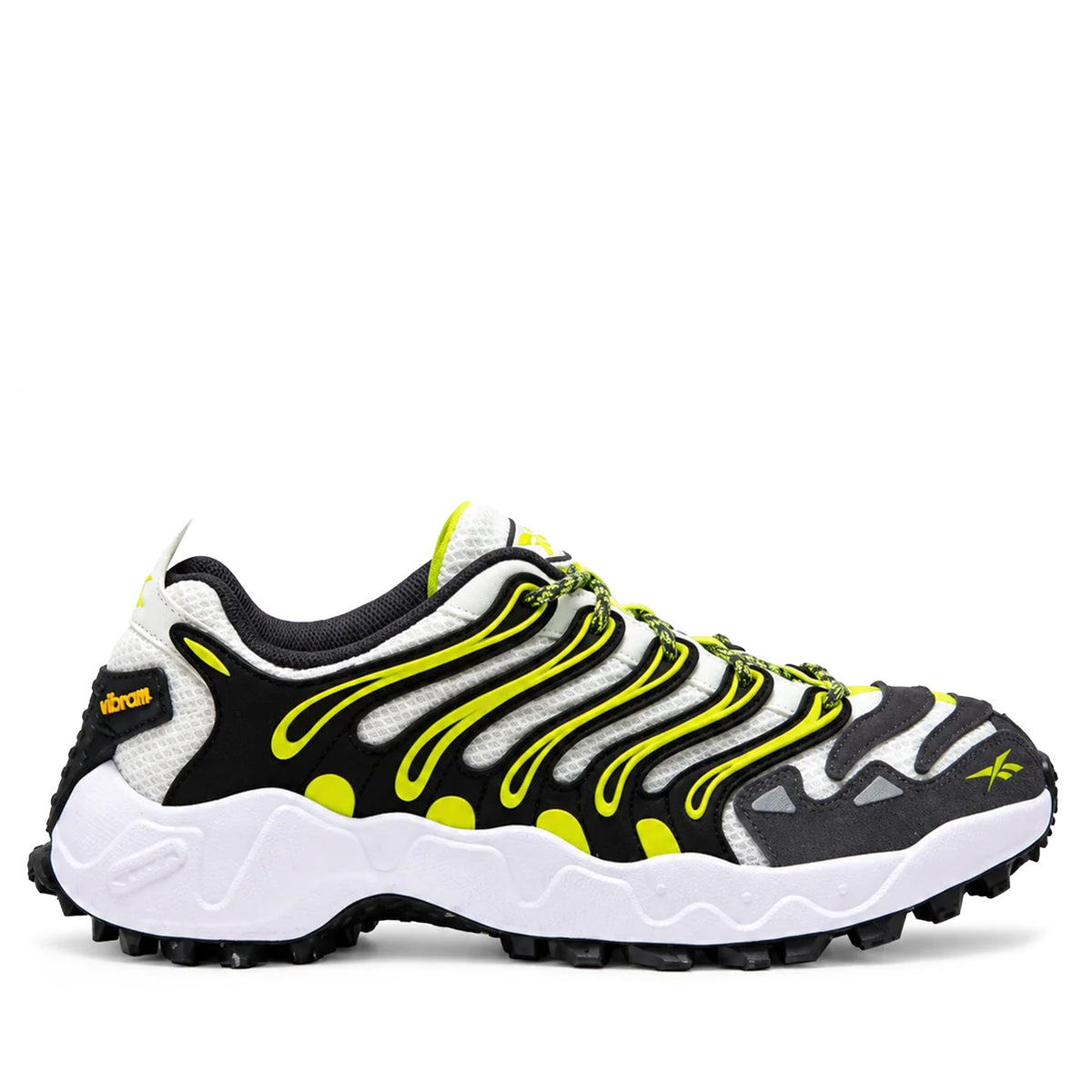 Men's Reebok Trailzillo DMX - Chalk/Almost Black/Acid Yellow
