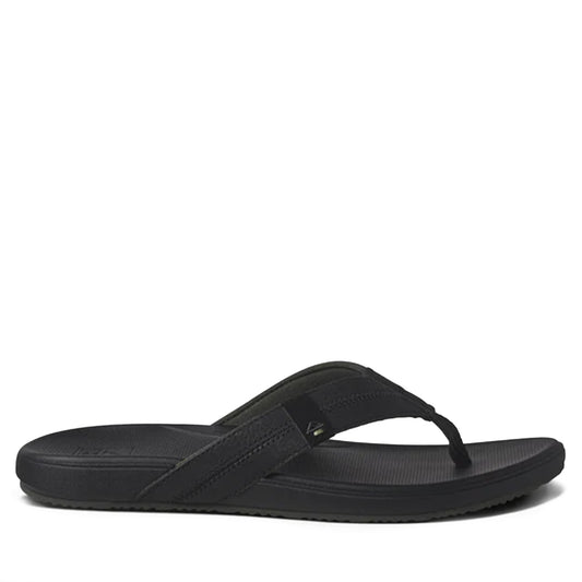 Men's REEF Cushion Phantom 2.0 Flip-Flops - Black Black