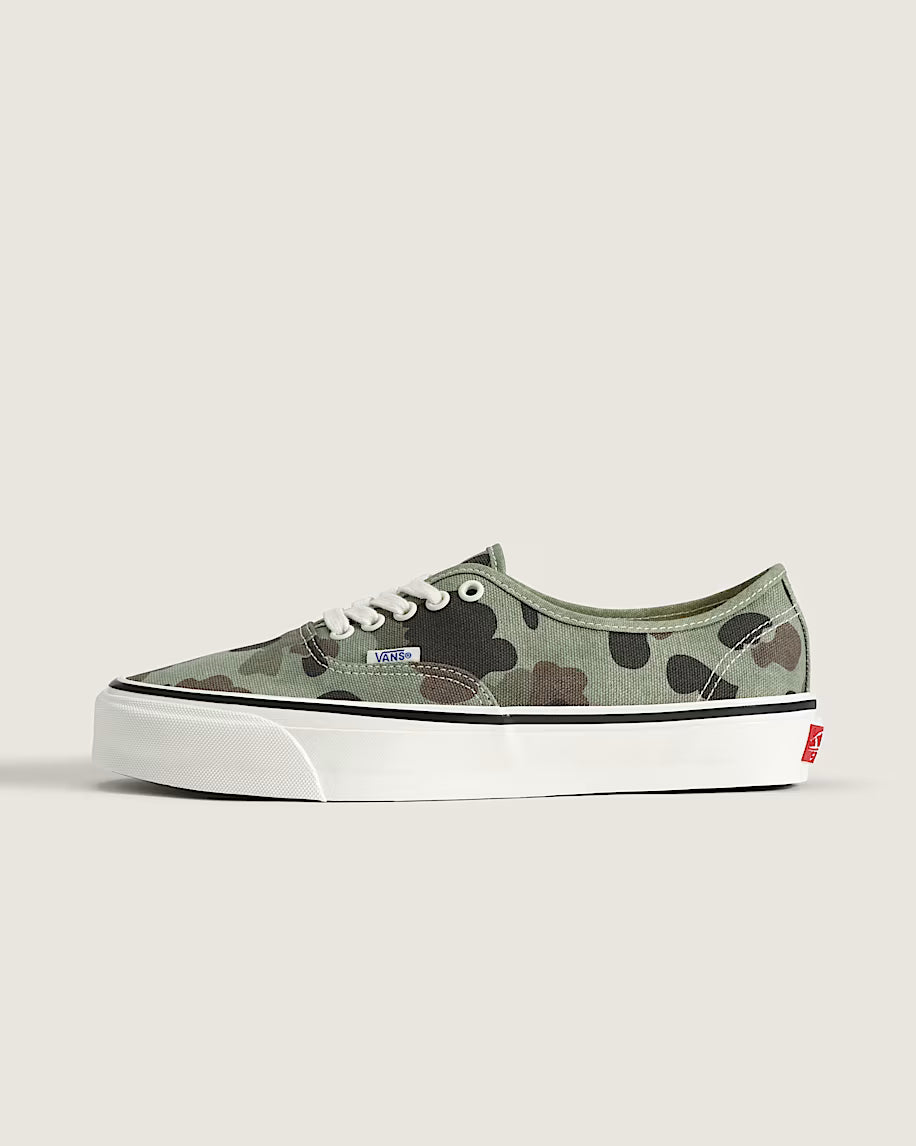 Men's Vans Premium Authentic - Duck Camo Green