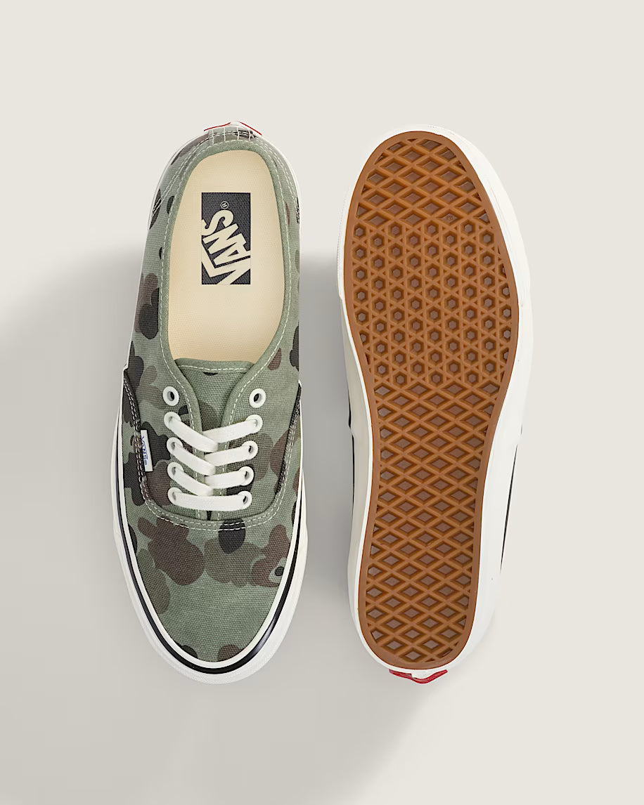 Men's Vans Premium Authentic - Duck Camo Green
