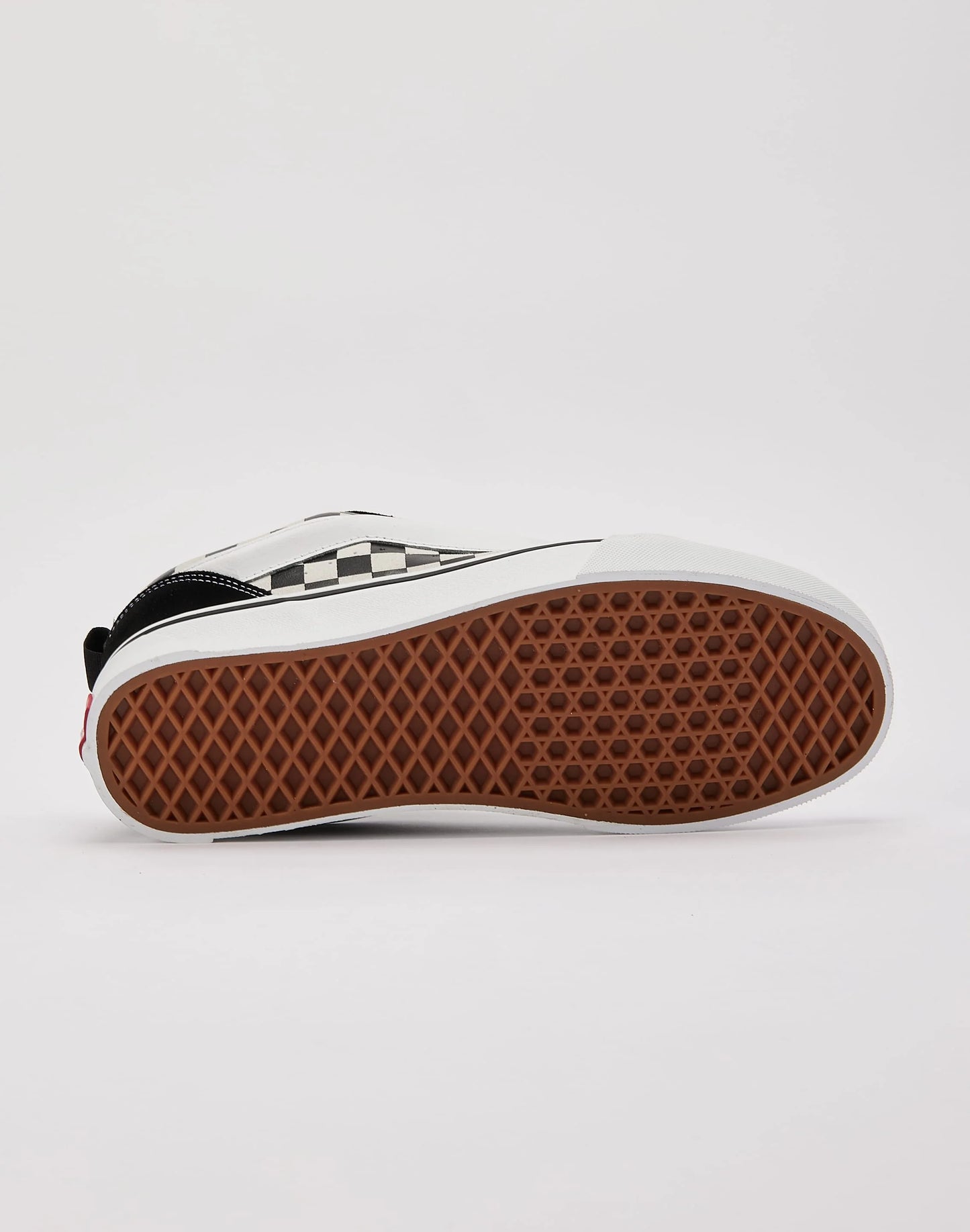 Men's Vans Knu Skool Checkerboard - Black / White