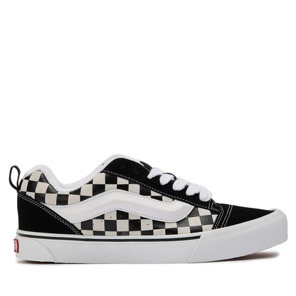 Men's Vans Knu Skool Checkerboard - Black / White