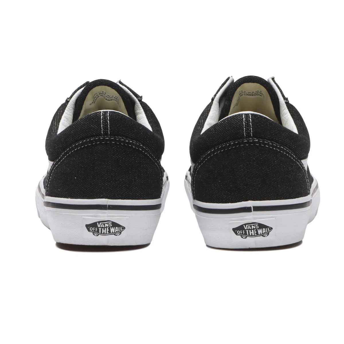Men's Vans Old Skool - Denim / True White