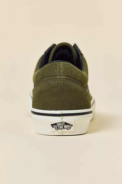 Men's Vans Old Skool Rivet - Combat Olive / Black