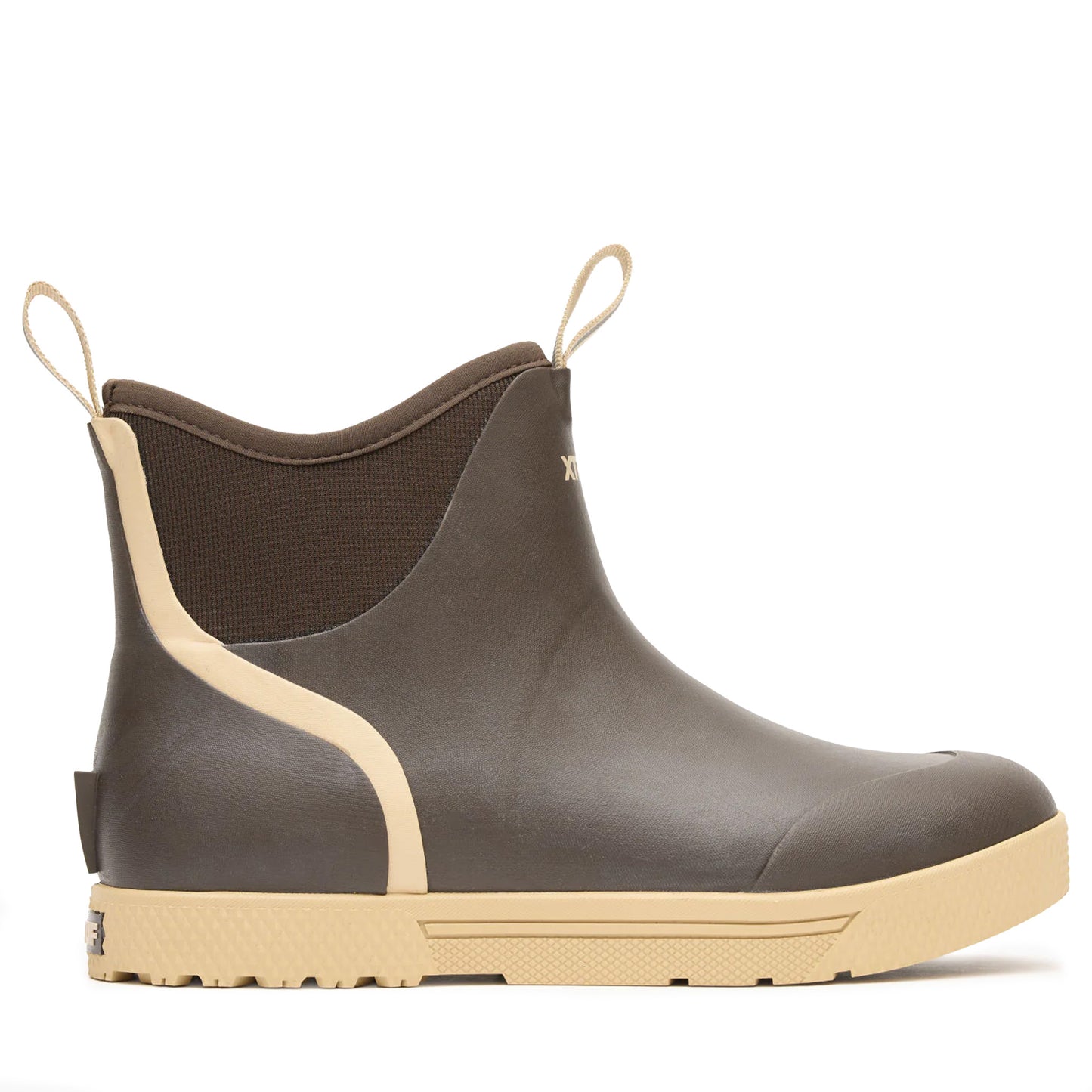 Men's XTRATUF Wheelhouse Ankle Deck Boots - Brown Brown