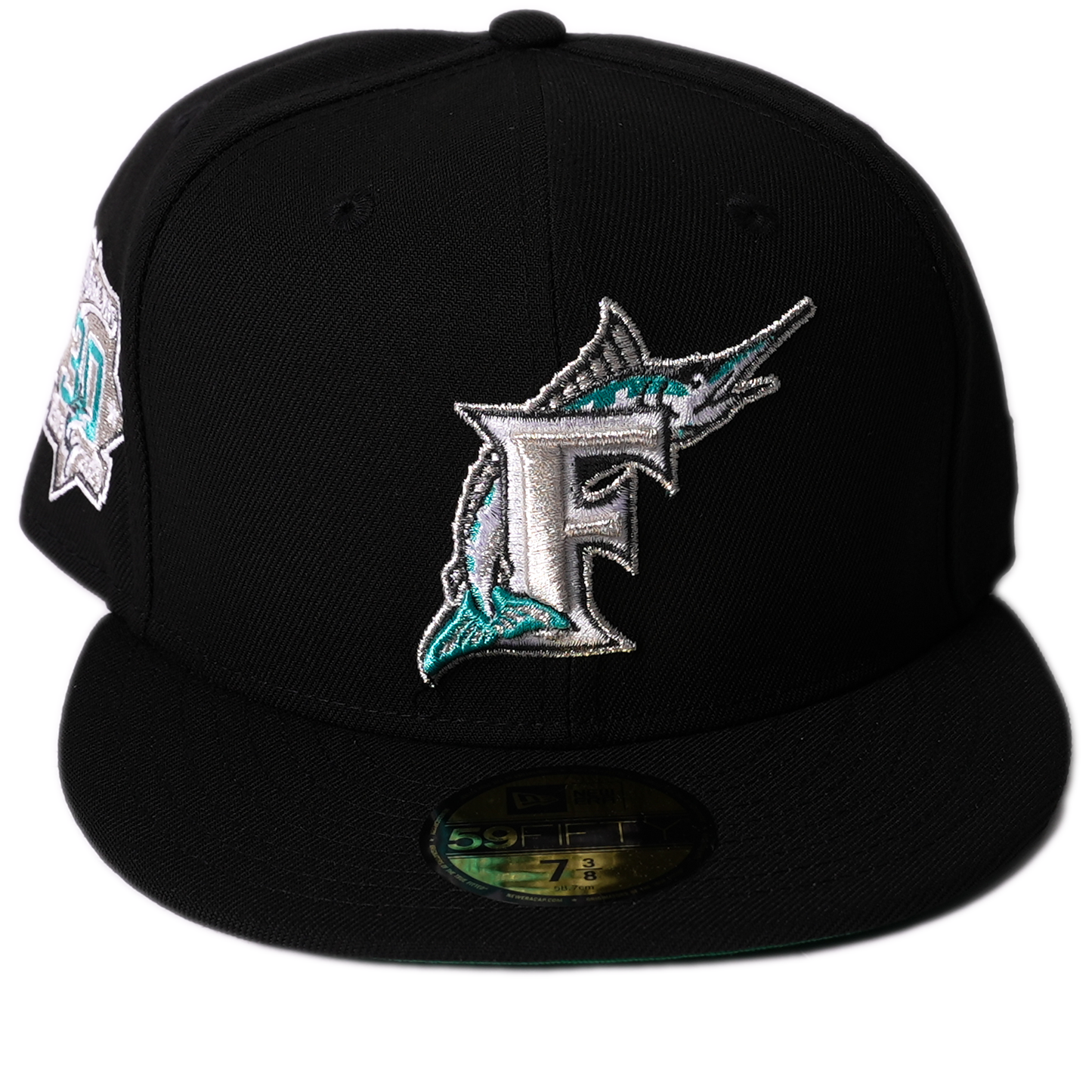 New Era Miami Marlins 59Fifty Fitted Hat - Black