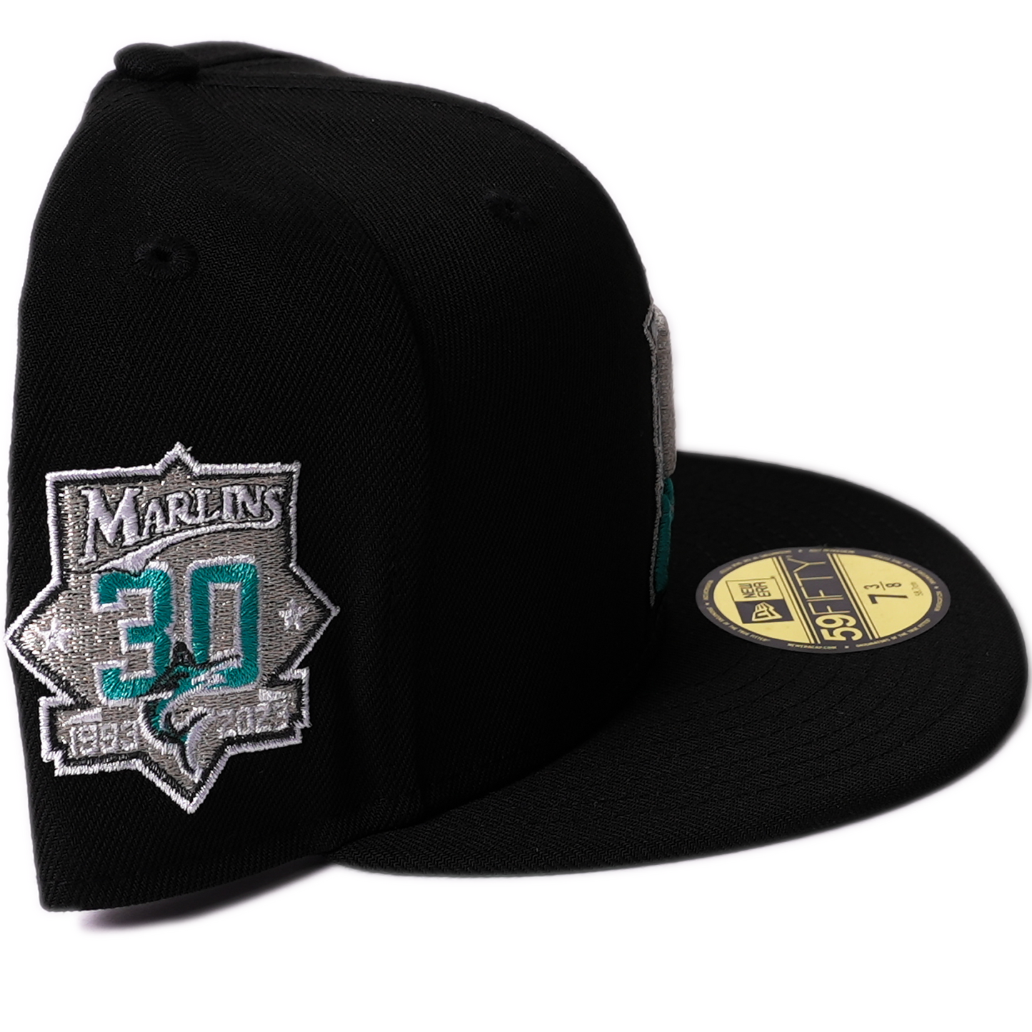 New Era Miami Marlins 59Fifty Fitted Hat - Black