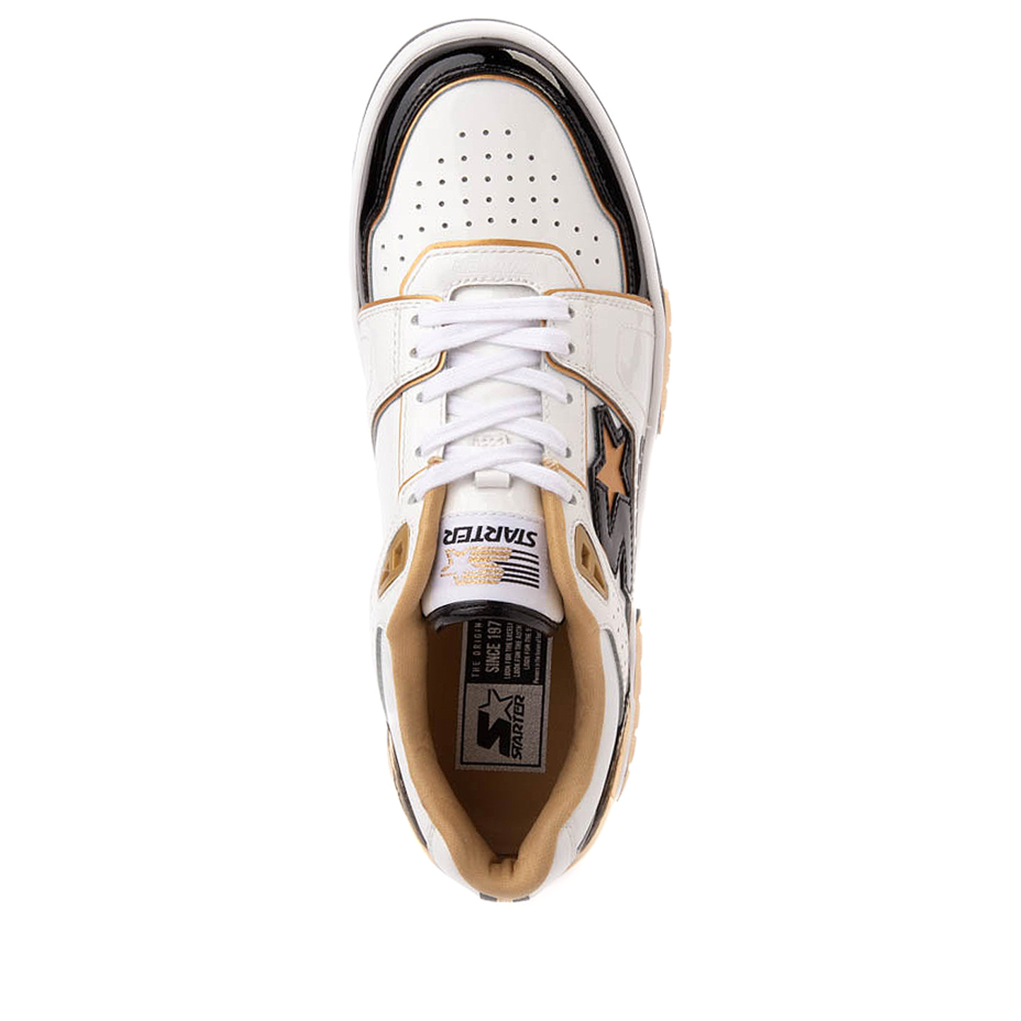 Men's Starter Fast Break Low - White/ Black/ Gold