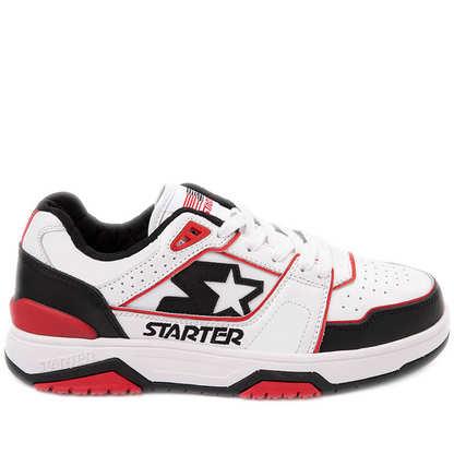 Men's Starter Fast Break Low - White/ Red/ Black