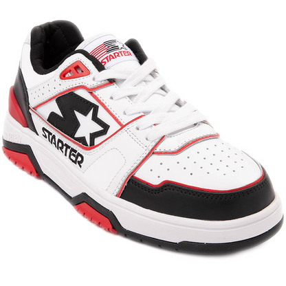 Men's Starter Fast Break Low - White/ Red/ Black