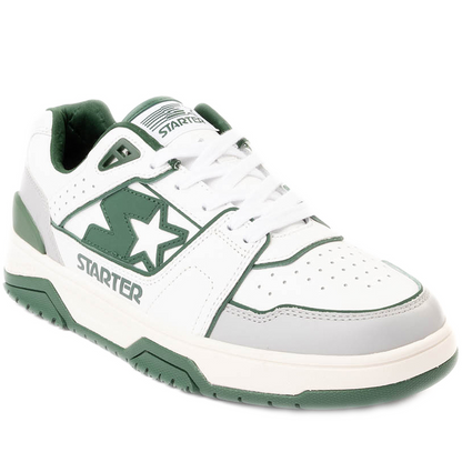 Men's Starter Fast Break Low - White/ Green/ Grey