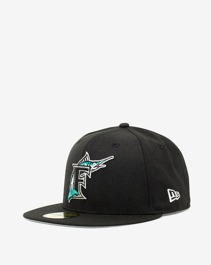 New Era Miami Marlins 59FIFTY Fitted Hat - Black