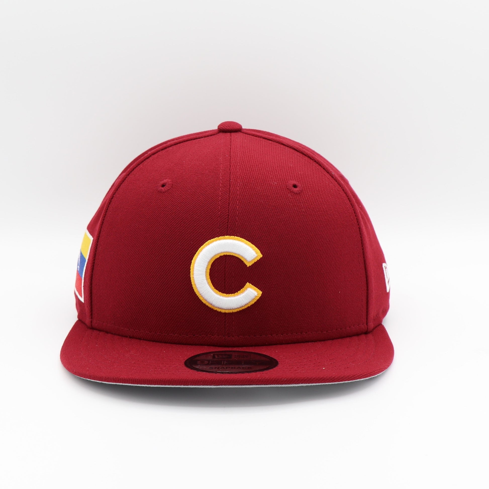 New Era 9Fifty Chicago Cubs "Venezuela Flag" Patch Hat - Cardinal