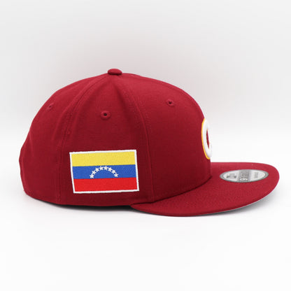 New Era 9Fifty Chicago Cubs "Venezuela Flag" Patch Hat - Cardinal