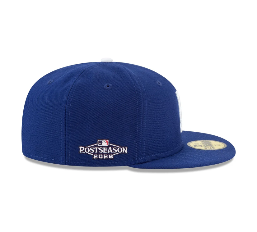 New Era 5950 Los Angeles Dodgers Postseason 2026 Sideline - Blue