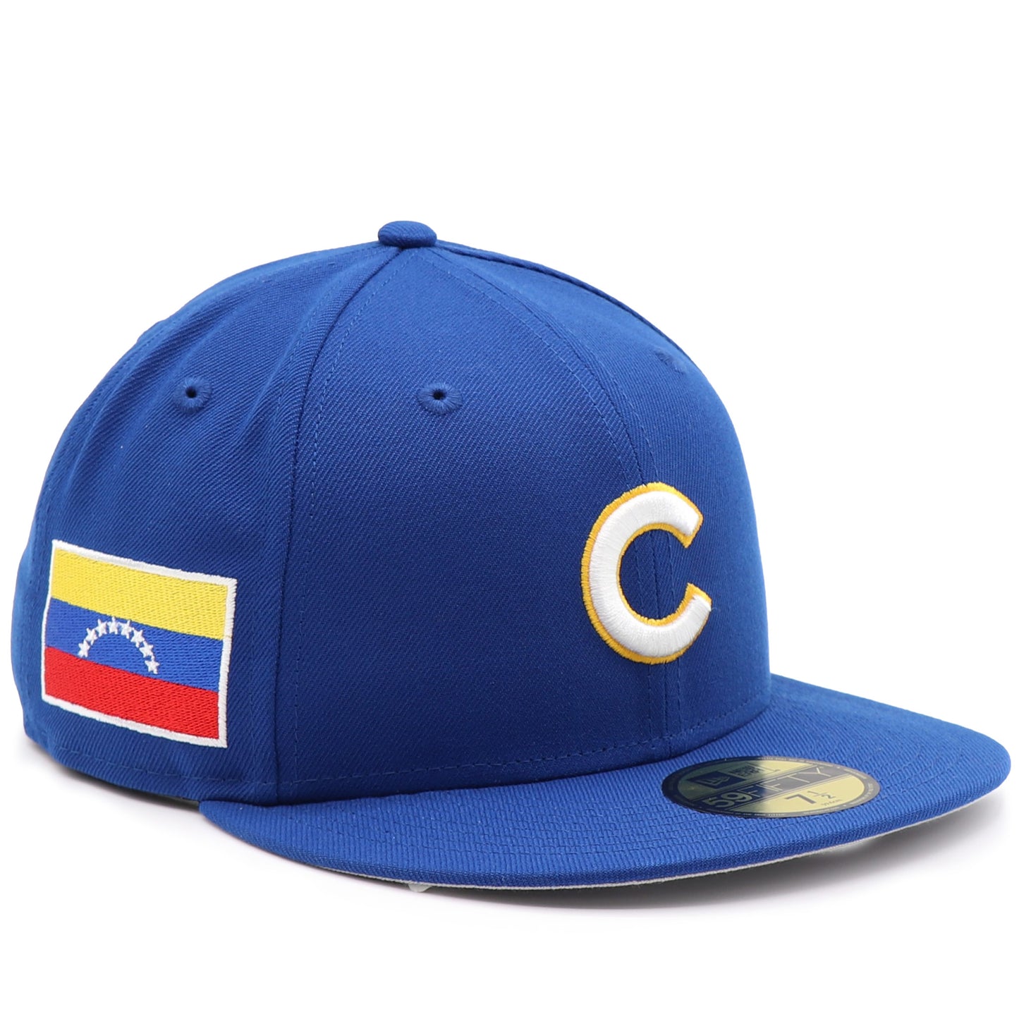 New Era 59Ffity Chicago Cubs "Venezuela Flag" Patch Hat - Royal Blue / White