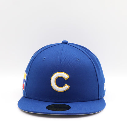 New Era 59Ffity Chicago Cubs "Venezuela Flag" Patch Hat - Royal Blue / White