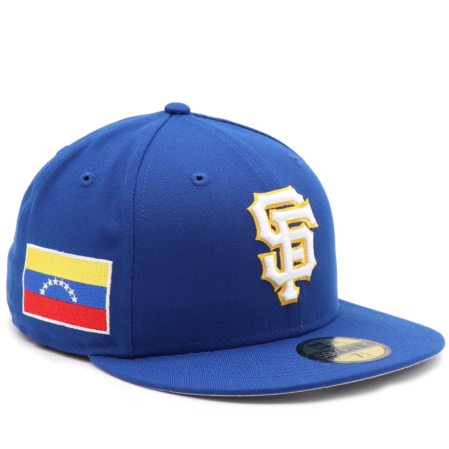 New Era 59Fifty San Francisco Giants "Venezuela Flag" Patch Hat - Royal Blue / White