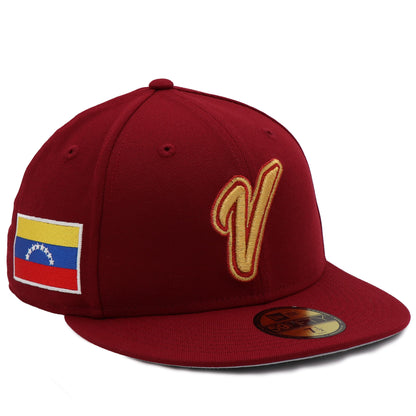 New Era 59FIFTY Venezuela 2026 World Baseball Classic - Cardinal Cardinal