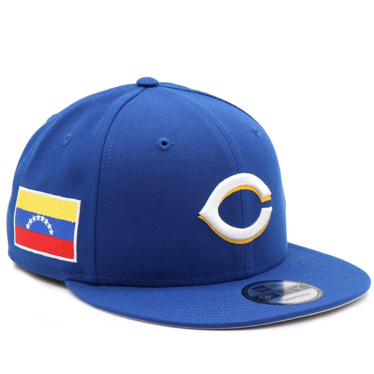 New Era 9Fifty Cincinnati Reds "Venezuela Flag" Patch Hat - Royal Blue/White