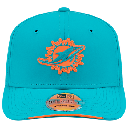 New Era 970 Dolphins Sideline 2026 -  Aqua/Orange