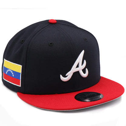 New Era Atlanta Braves 9Fifty "Venezuela Flag" Side Patch - Navy/Scarlet