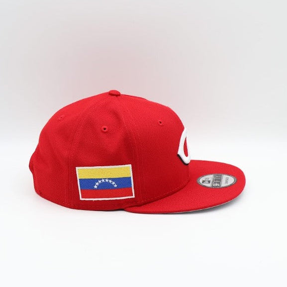 New Era 9Fifty Cincinnati Reds "Venezuela Flag" Side Patch - Scarlet