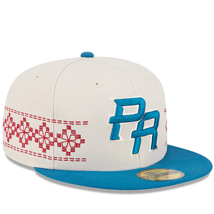New Era Puerto Rico 2026 World Baseball Classic 59FIFTY Fitted Embroidery White Blue
