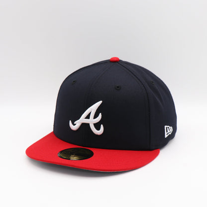 New Era 59Fifty Atlanta Braves "Venezuela Flag" Patch Hat - Navy/Scarlet