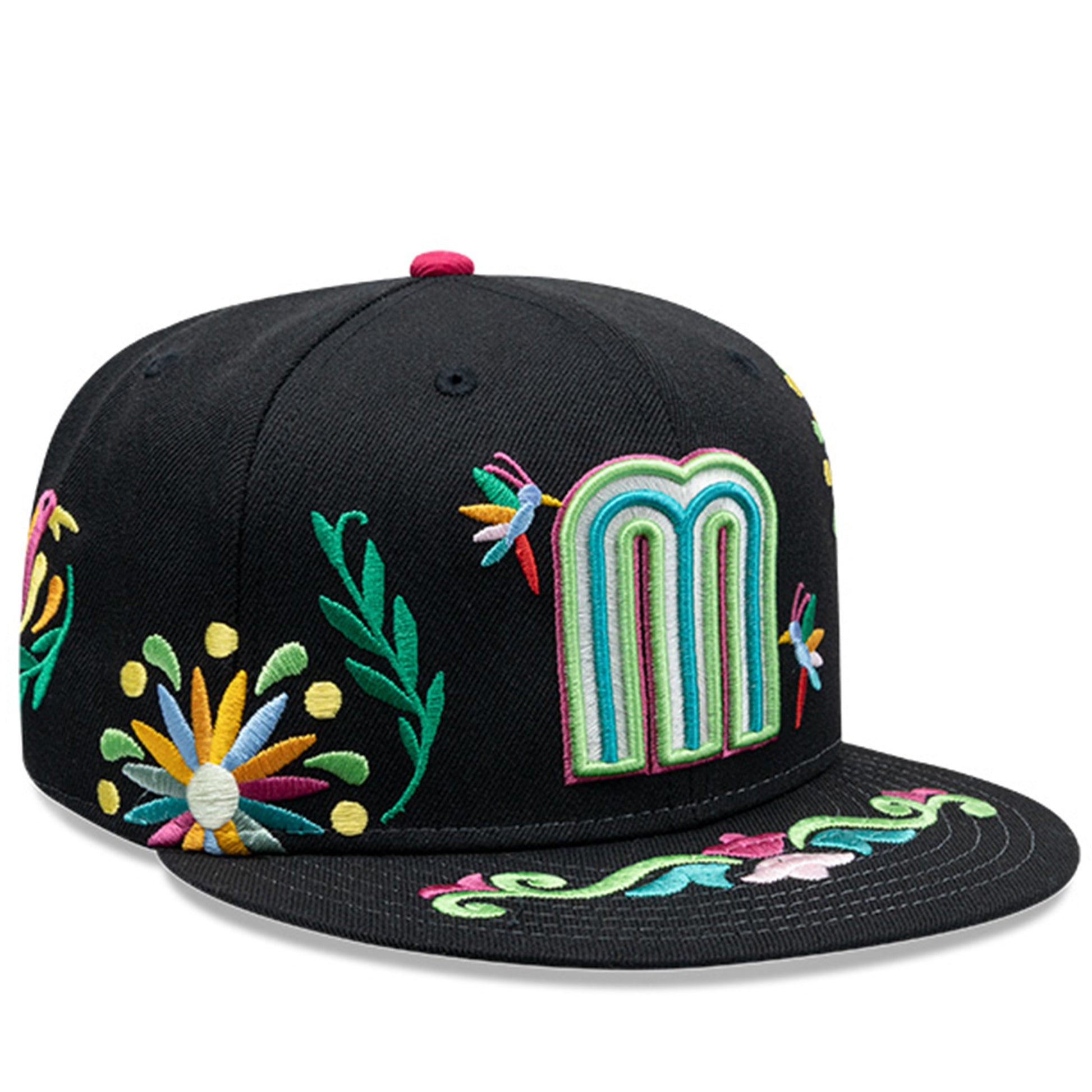 New Era Mexico 2026 World Baseball Classic 59FIFTY Fitted Embroidery Black Multicolor