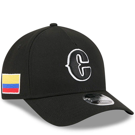 New Era Colombia World Baseball Classic 9FORTY Black White OSFM