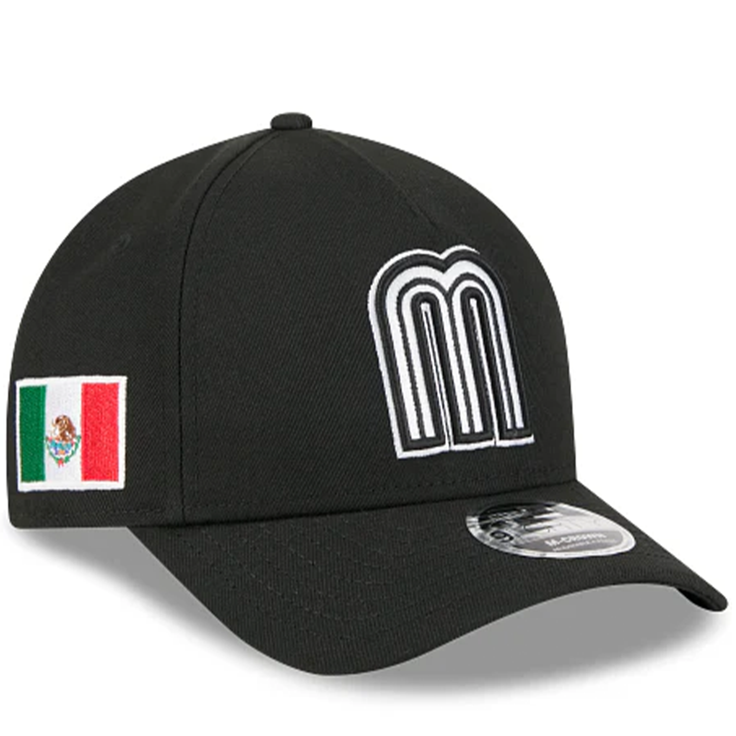 New Era México MLB World Baseball Classic 2026 9FORTY Black OSFM